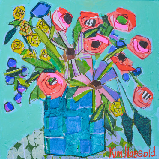 Spring Floral 3 - 24x24