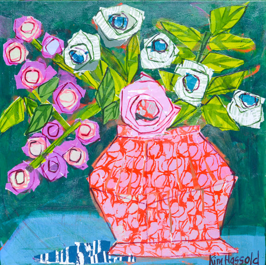 Summer Floral 6 - 24x24