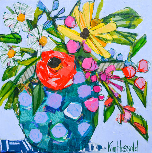 Summer Floral 9 - 20x20