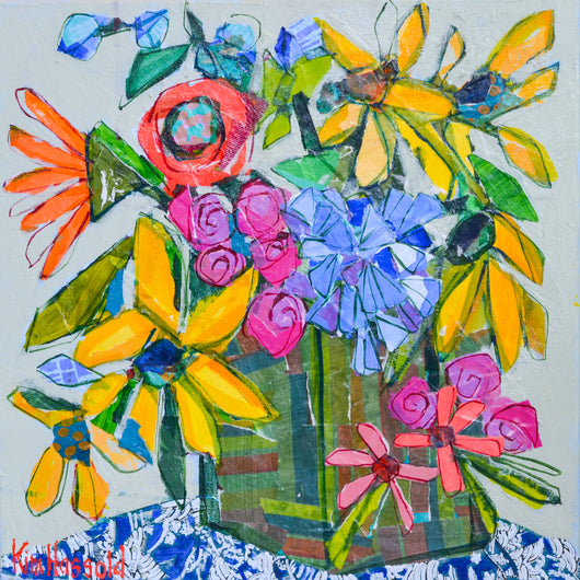 Summer Floral 10 - 20x20