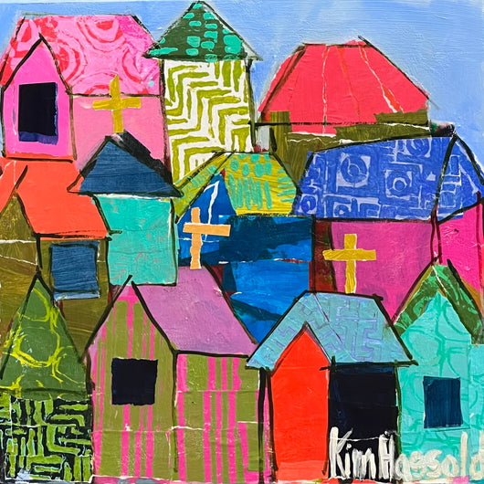 On Top of the World 4 - 18x18