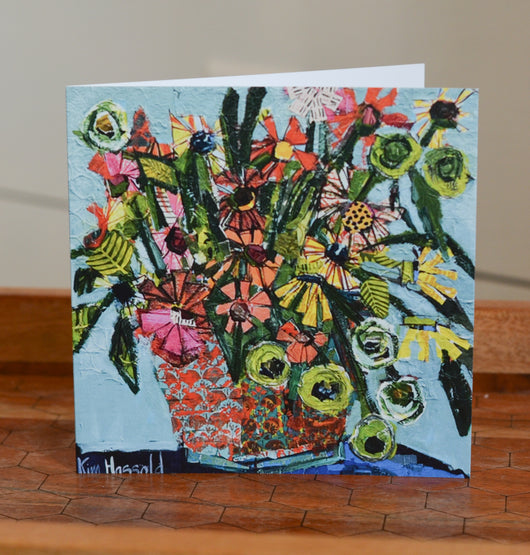 Zinnias Notecards - 8 Pack