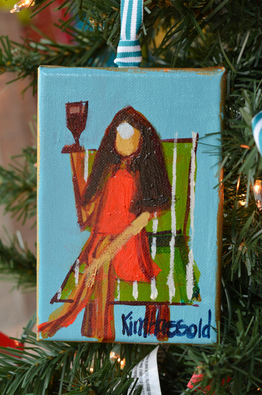 Girl Ornament 1 - 4x6