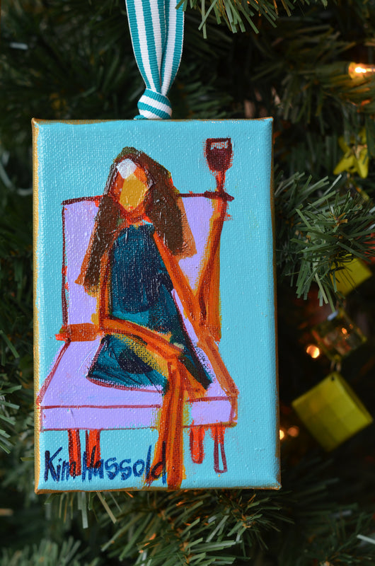 Girl Ornament 4 - 4x6
