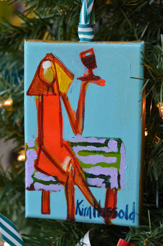 Girl Ornament 5 - 4x6