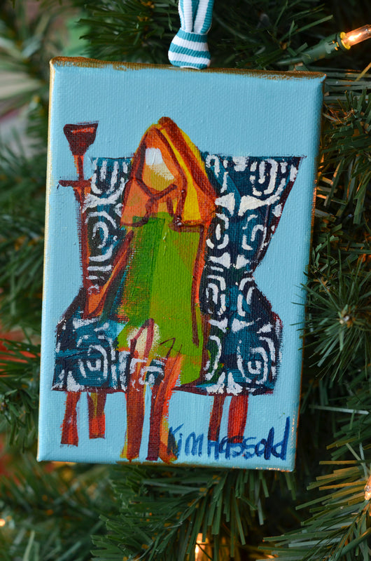 Girl Ornament 8 - 4x6