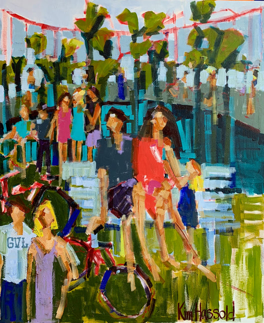 By the Bridge- 24x36