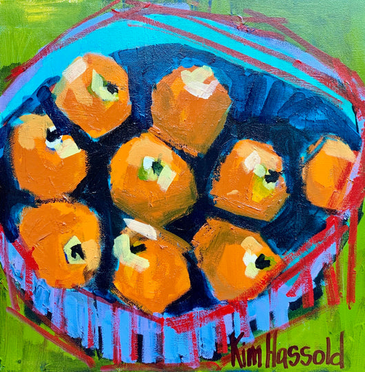 Green and Orange Still Life - 20x20