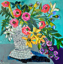 Summer Floral 12 - 48x48