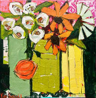 Summer Floral 5 - 20x20