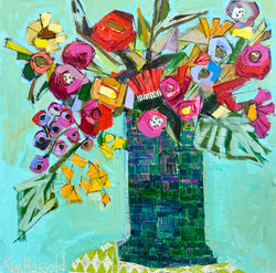 Summer Floral One - 30x30
