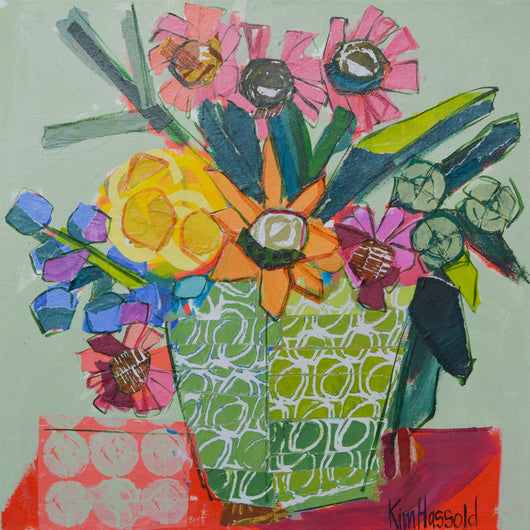 Spring Floral 11 - 20x20