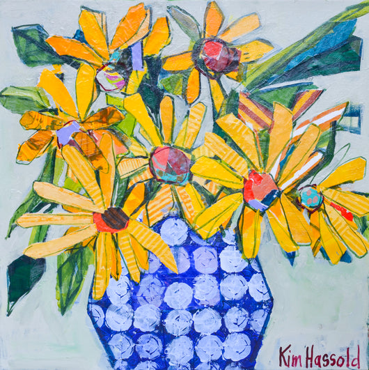 Summer Floral 7 - 24x24