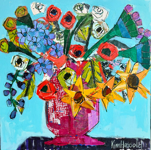 Summer Floral Three - 30x30