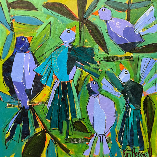 Lovebird 2 - 24x24