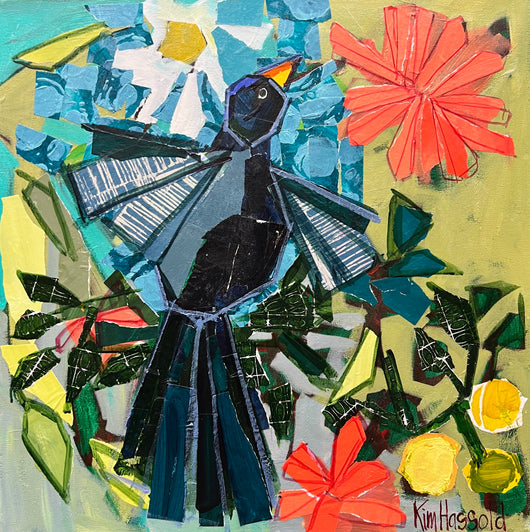Lovebird 3 - 24x24