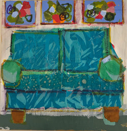 Meet Me at the Blue Seat - 12x12