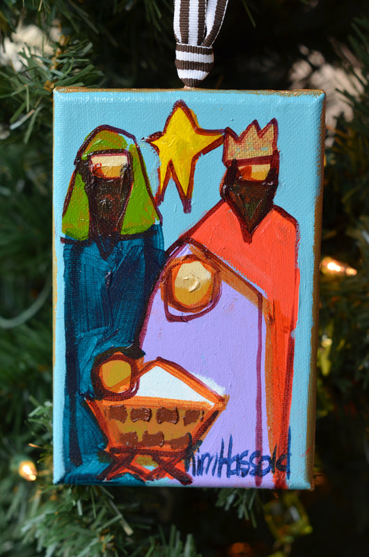 Nativity Ornament 3 - 4x6