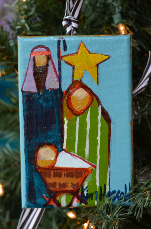 Nativity Ornament 4 - 4x6
