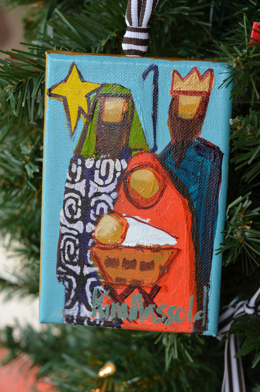 Nativity Ornament 5 - 4x6
