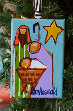 Nativity Ornament 6 - 4x6