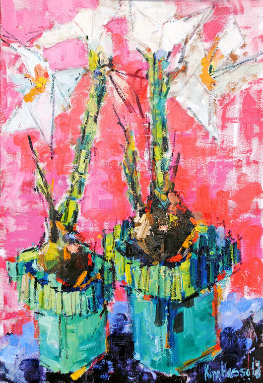 Pink Amaryllis - 24x36