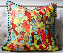 Green Twitter Pillow
